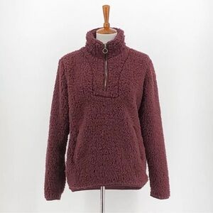 NWOT Thread & Supply Sherpa quarter Zip Size Small
